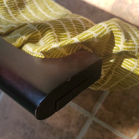 Statement Clutch with Wooden Handle - Picture 8 of 12